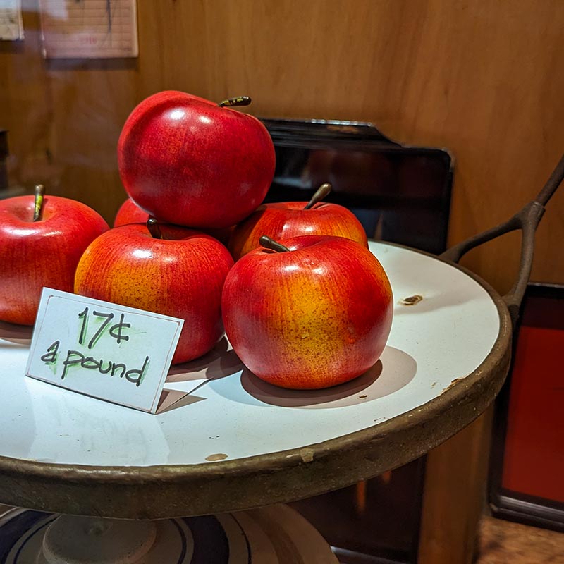 artefacts from storefront in Lahaina